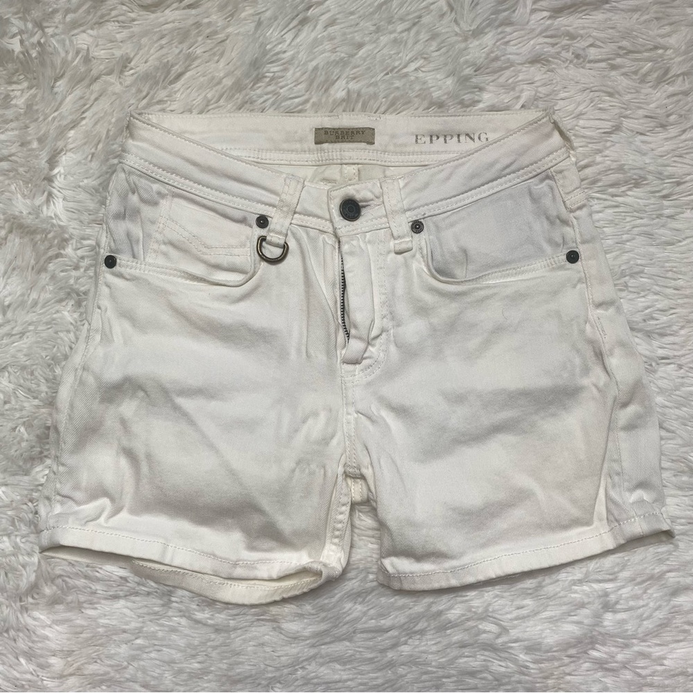 Burberry Brit roping white horse ferry house mini shorts W27